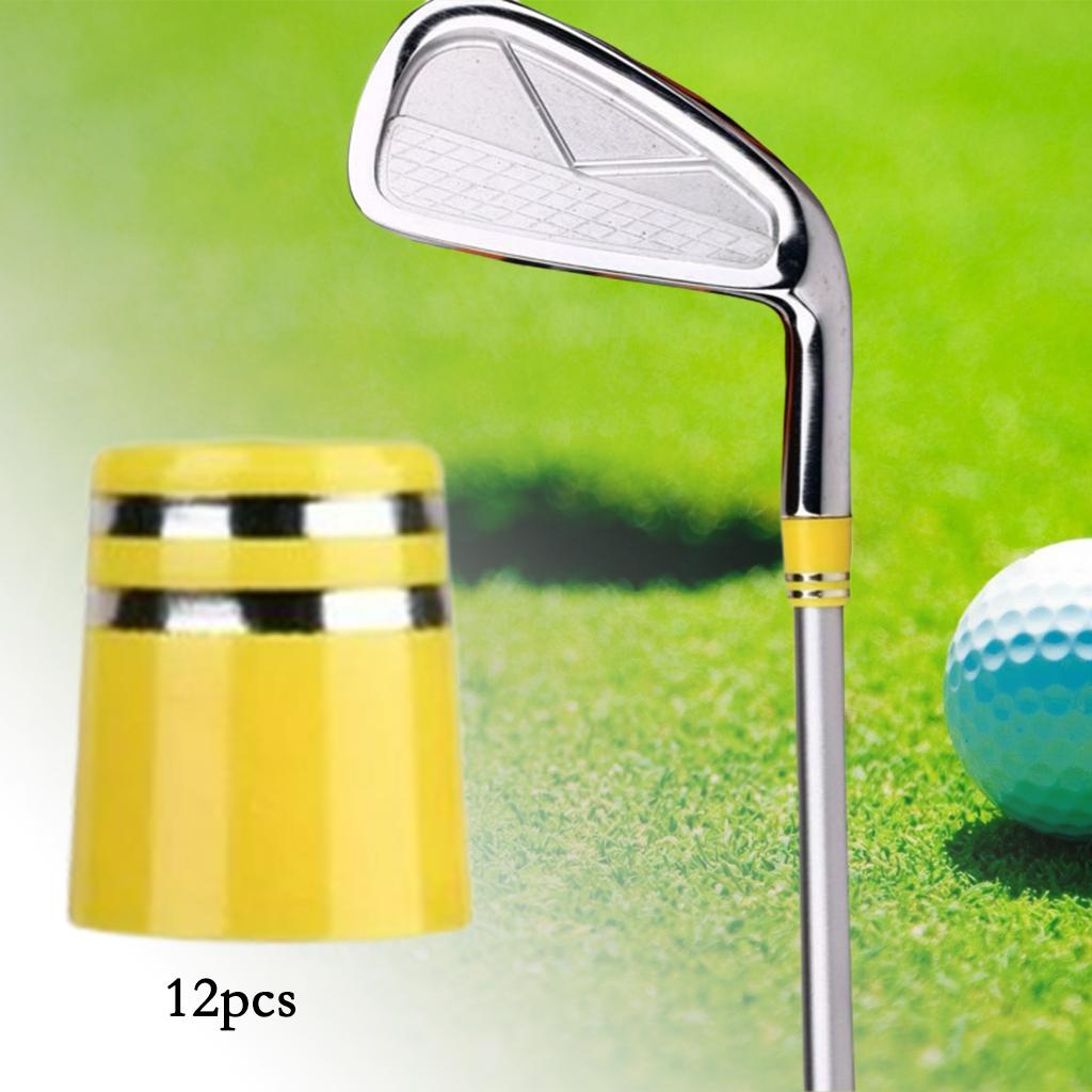 12 Pieces Custom .355 Golf Ferrules Taper Tip Adapter Golf Accessories