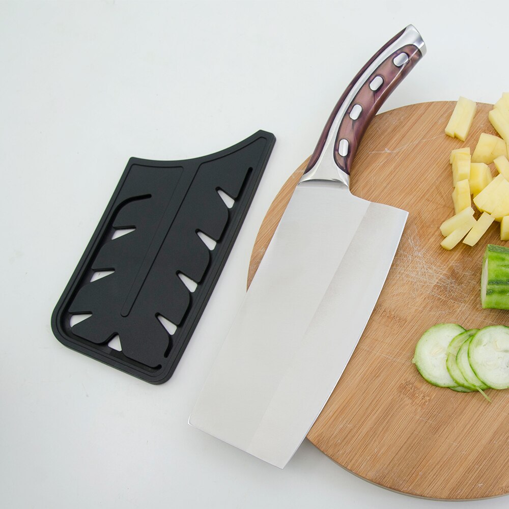 XYj couteau à découper chinois intelligent en acier inoxydable 4CR14, couteau de cuisine serbe, couteau de boucher à os, accessoires de cuisine