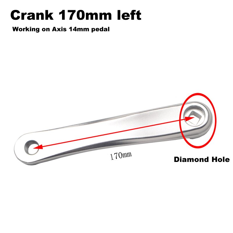 Cycling Crank Repair Part 170MM MTB Road Bike Left... – Grandado