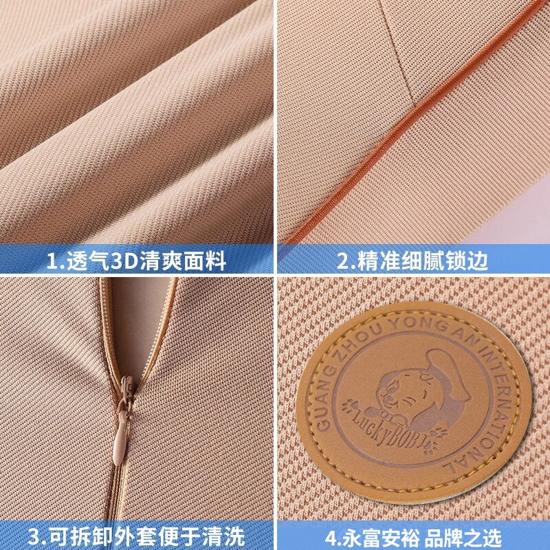 Komfortabel rygpude blød håndstøtte pude bilsæde rygstøtte memory foam bil pude