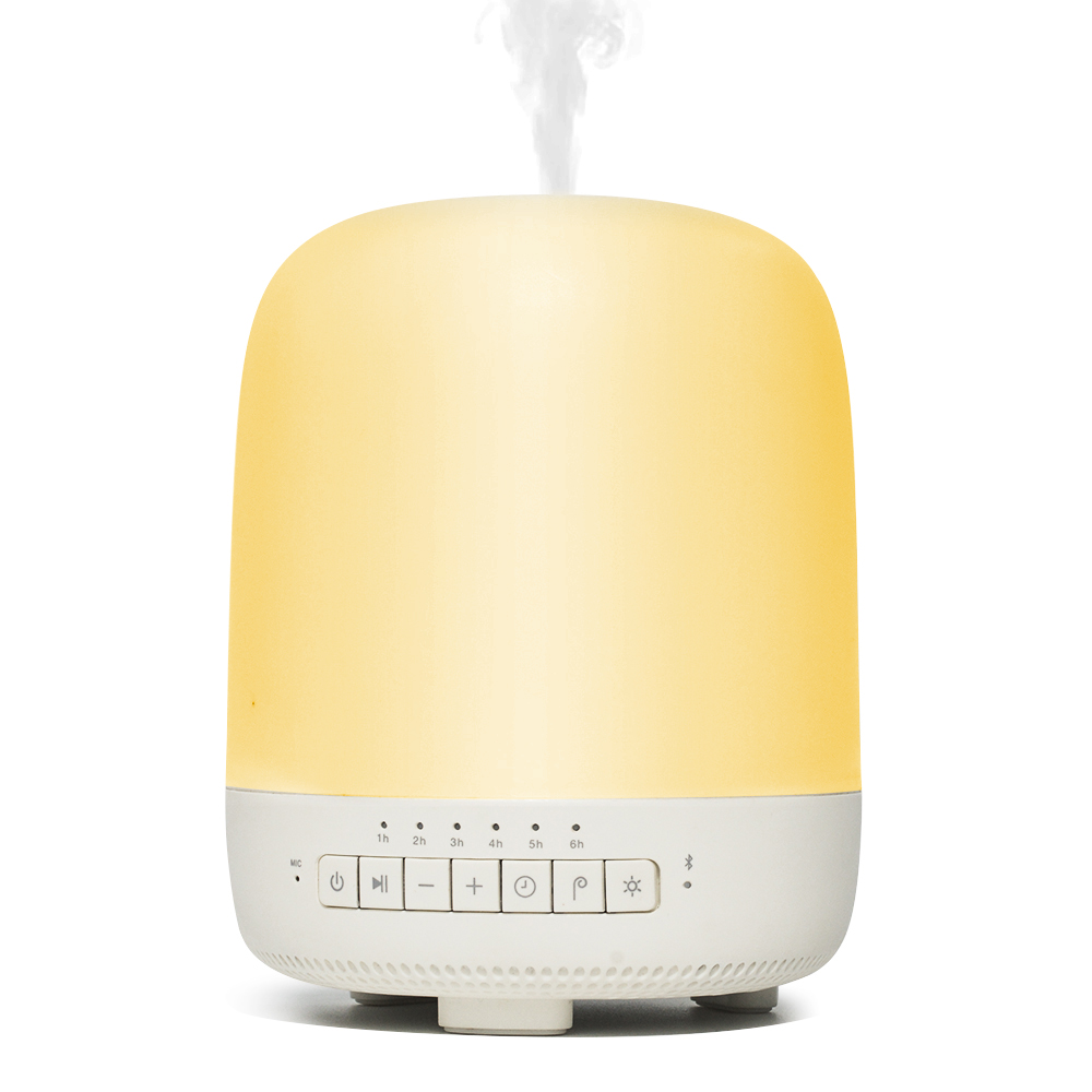 DOSS Smart Aroma Diffuser Lamp Speaker Bluetooth Speaker Stereo Sound Built-in Mic Aroma Air Humidifier with LED lights for Home
