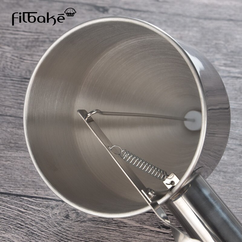 Confectionery Funnel Stainless Steel Funnel Dispenser Cake Decorating Tool Funnel With Three Nozzles And Stand Fish Balls Maker