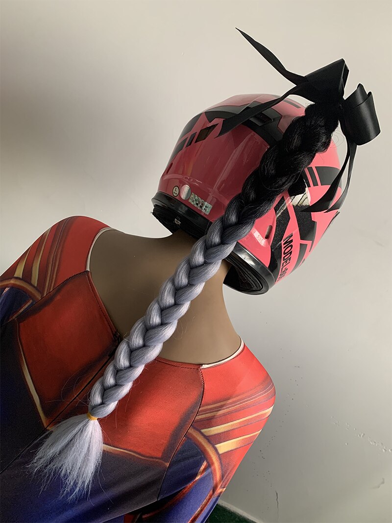 Helmet Braid Motorcycle Motorbike Woman Helmet Braids Twist Sucker Braids for Helmet