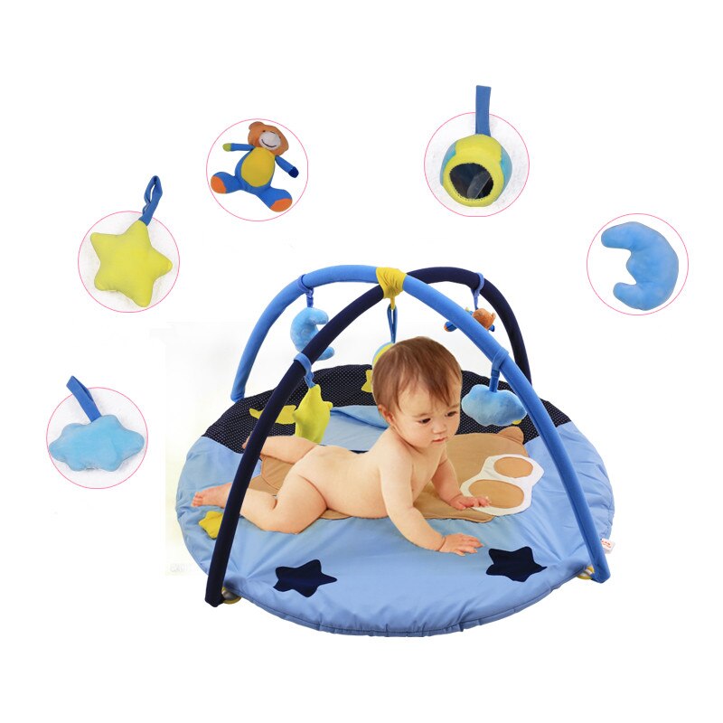 Leksaker för barn riktigt mjuk baby lekhage mjuk baby spel staket kryp hinder med 5 st hängande klockor aktivitetsutrustning brinquedos