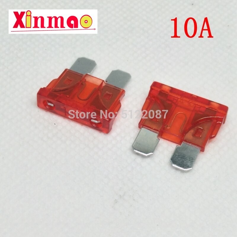 Fusible de hoja de coche estándar, fusible para automóvil de 5, 10, 15, 20, 25, 30 amperios, blanco, amarillo, rojo, azul, naranja y verde, 30 Uds.