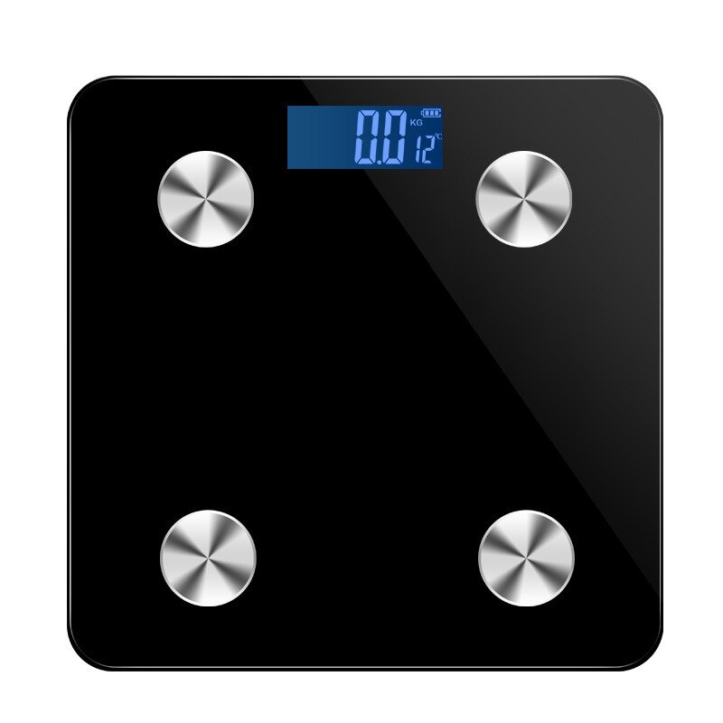 Fat bmi Scale Digital Human Weight Mi Scales Bluetooth-compatible Floor lcd display Body Index Electronic Smart Weighing Scales: 4 With Bluetooth