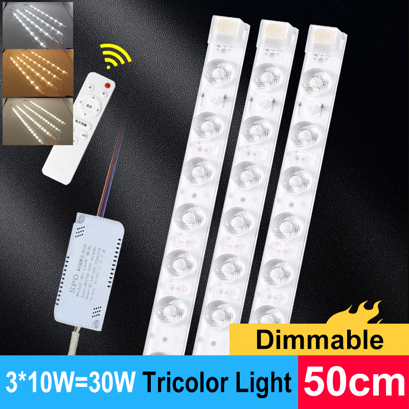 LED Module 220V Ceiling Light LED Module Light Bar 40cm 50cm Energy saving Replacement LED For Living Room Bedroom Ceiling Light: Blue