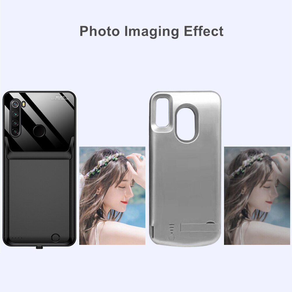 Power Bank 10000mah ładowarka Case dla Xiaomi Redmi uwaga 8T uwaga 8 Pro K20 Pro K30 Pro Powerbank bateria zewnętrzna kopia zapasowa