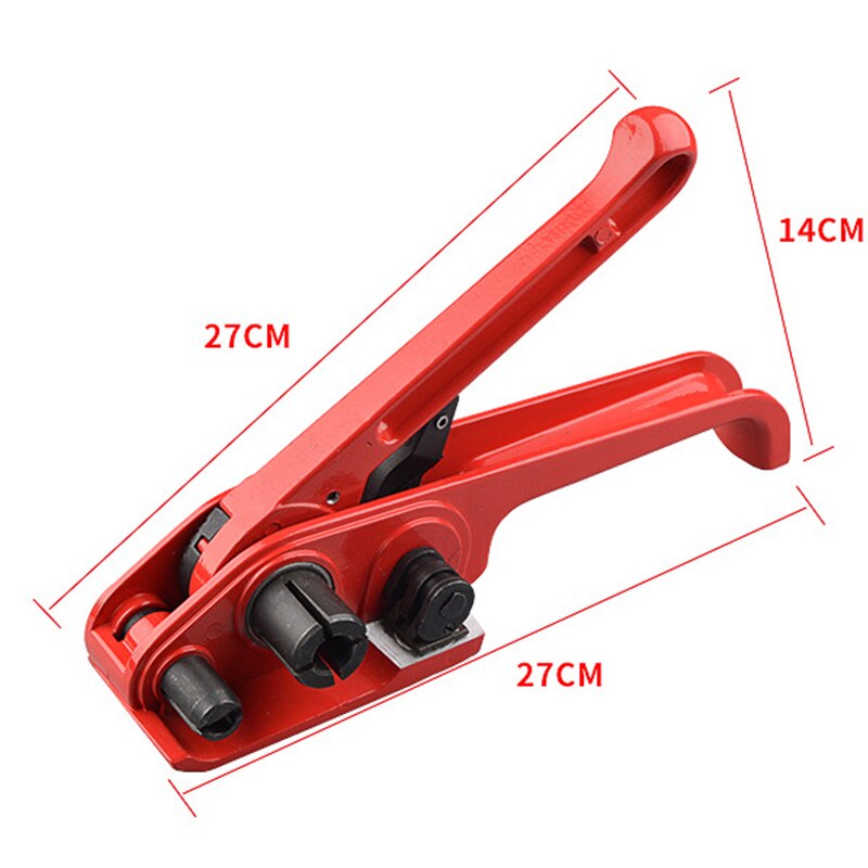 Plastic Riem Spanner Huisdier Kunststofband Machine Balenpers Handleiding Spanner Plastical Pack Handgereedschap Handpack Gereedschap