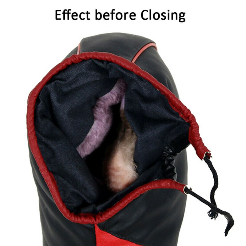 Motorcycle Handlebar Muffs Gloves Hand Guard Motorbike Winter Thermal Warm Mitts