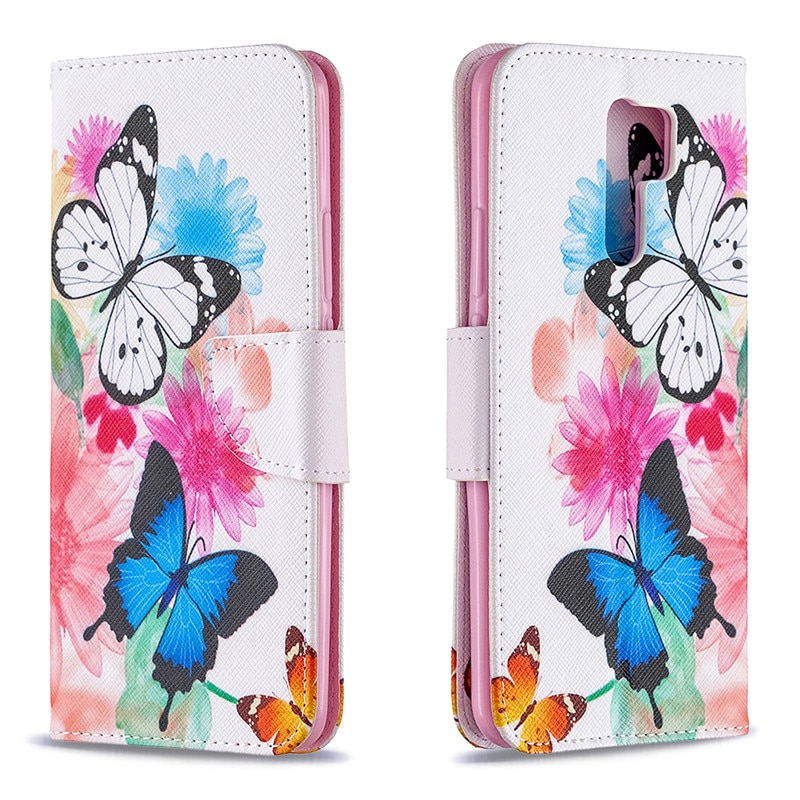Redmi 9 hoesje voor fundas xiaomi redmi 9 leren magnetische flip portemonnee telefoonhoesjes voor coque xiomi redmi 9 hoesje cover etui