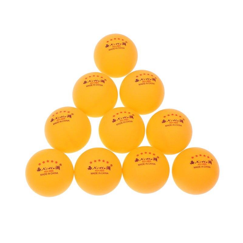 Pelotas de tenis de mesa de 5 estrellas de alto estándar, 40 + pelotas de Ping Pong ABS para entrenamiento de Club y pelotas de entrenamiento de competición aficionados, 10 Uds.: Verde