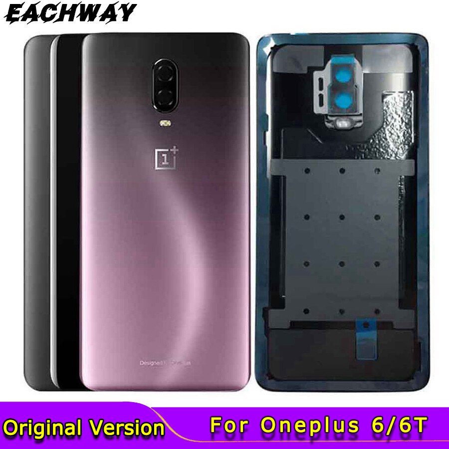 for Oneplus 6 6T Battery Back Cover Oneplus 6T Housing Rear Door Case Oneplus 7 With Camera Lens Oneplus 7 Pro battery cover