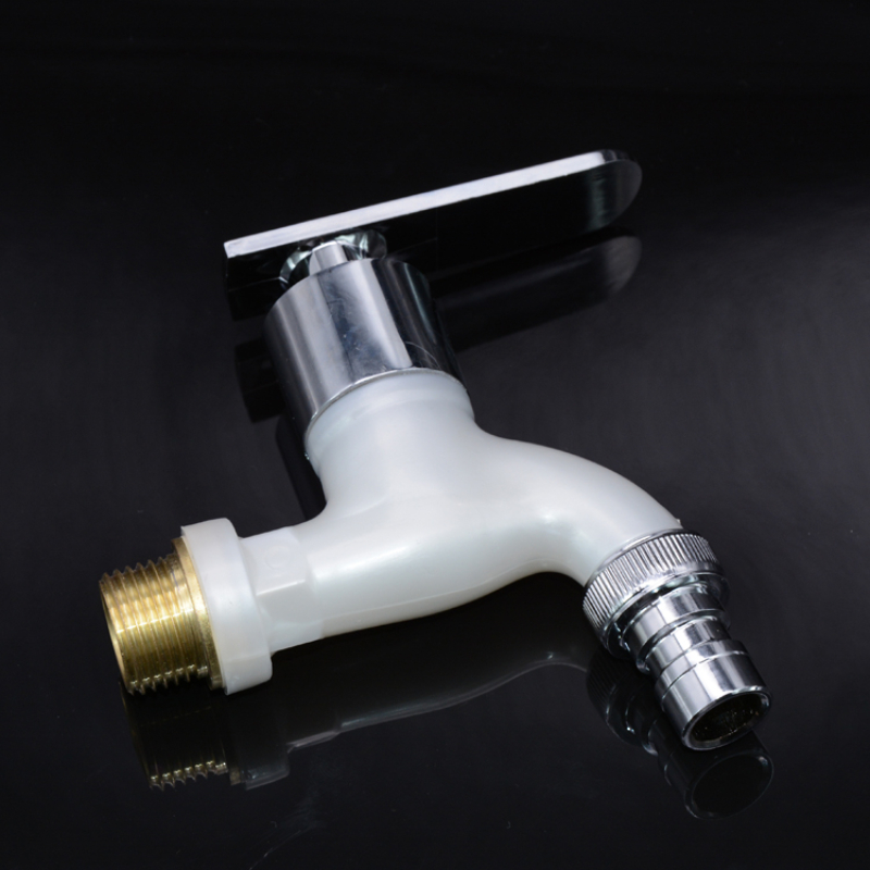 Tuin Irrigatie Slang Fitting Pijp Kraan Keuken Badkamer Wasmachine Kraan 1/2 Inch Mannelijke Plastic Kraan: A