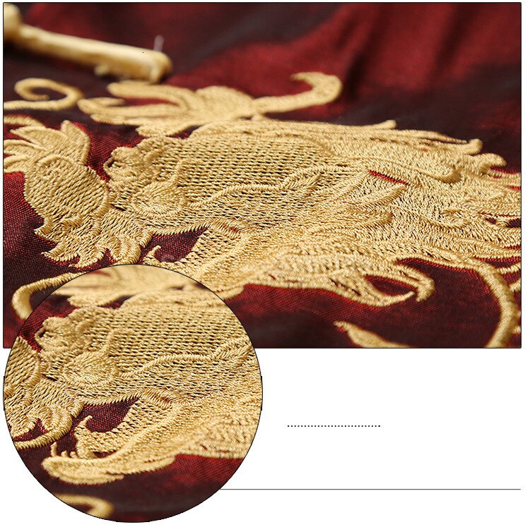 Traditionellen Chinesischen Stil Stickerei Drachen Hanfu Bluse Wu Seetang Anzug Männer Kung Fu Männlichen Spitzen Jacken Cheongsam Neue Jahr Mäntel