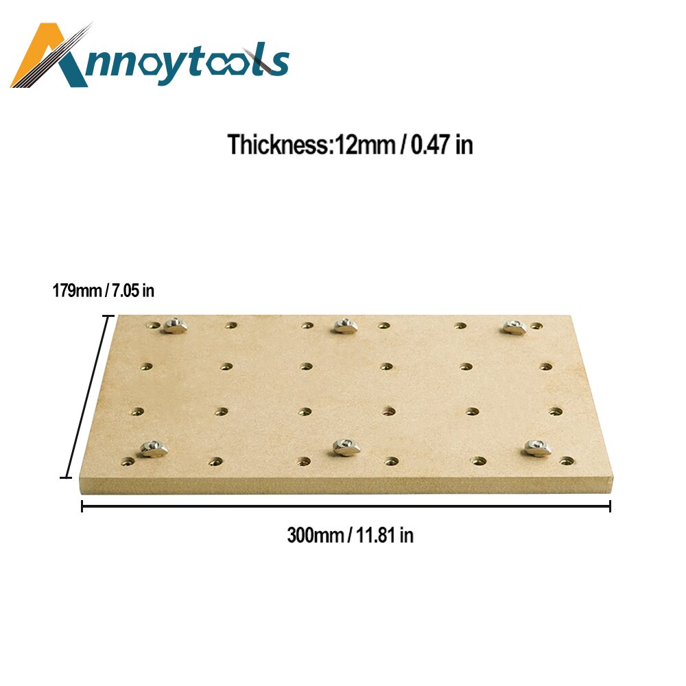 Cnc Mdf Spoilboard CNC30 * 18 Beschermende Hout Voor Cnc Router, Cnc Graveermachine Pad, Mdf Werkbank Accessoires: No Clamp