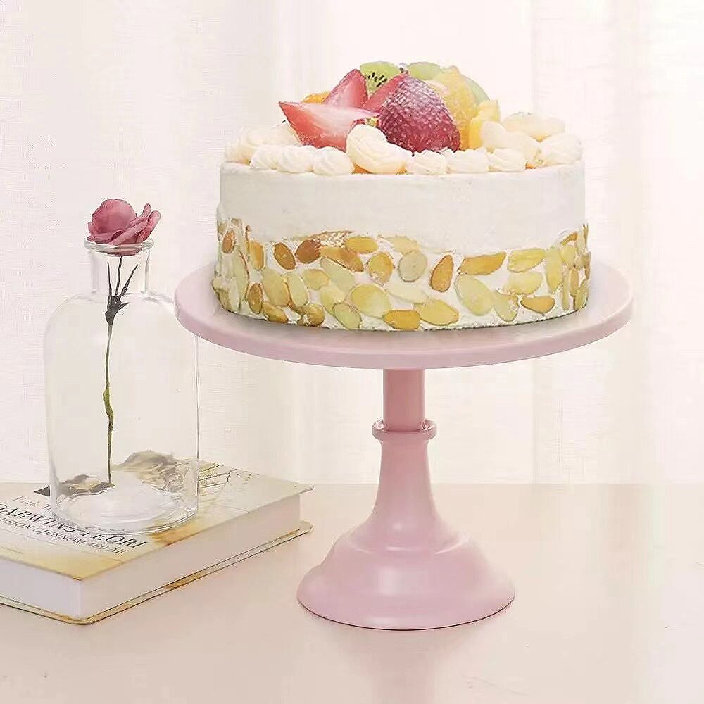 Metalen Cake Stand Melk Thee Winkel Dessert Dessert Tall Lade Bruiloft Props Party Cake Tray Decoratie