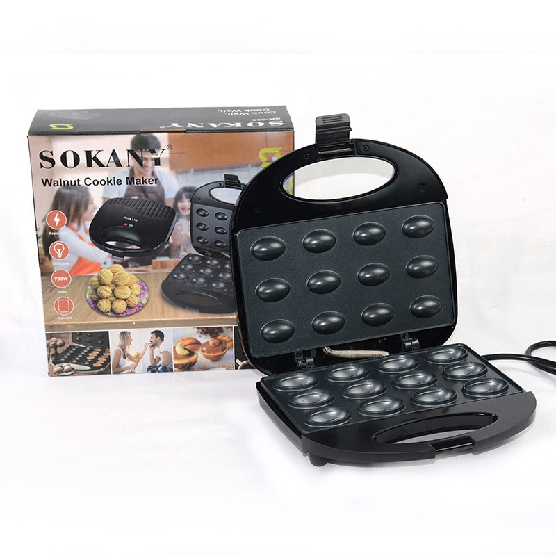 mini macchina per noci per uso domestico macchina per noci padella macchina per dolci macchina per Sandwich macchina per cottura 750w220-250v