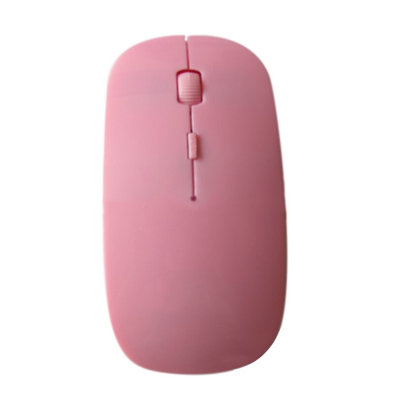 2,4 GHz Ultradünne Drahtlose Optische Maus 1200DPI USB PC Laptop Computer Spielen Mäbenutzen PUO88: Rosa