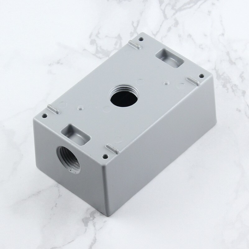 118mm us Socket Switch Box, aluminum cast iron mounted box US standard wall switch bottom box