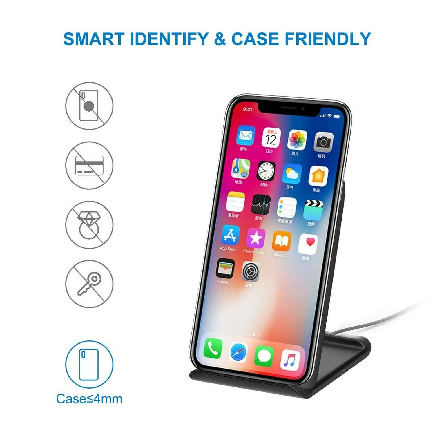 15W Draadloze Oplader Opvouwbare Snelle Opladen Pad Voor Iphone 12 11 Pro Xr Xs X 8 Samsung S21 S20 s10 Usb C Qi Station Telefoon Houder
