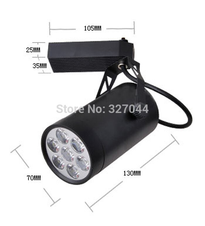 High power 21W led track lighting 110v 220v Rail Light ceiling light spotlight Wall Kitchen Hotel Exhibition Fixture