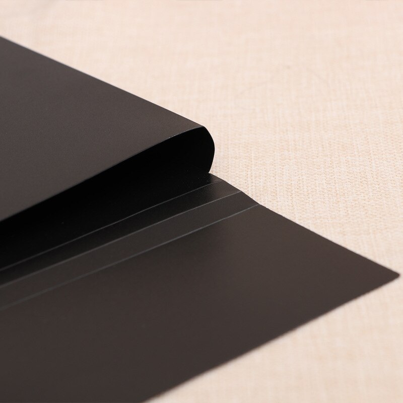 Large Capacity Black Frosted File Folders Waterproof A4 Desk Organizer Business Official Document Bag Conference Portfolio