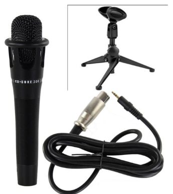 Metal USB capacitive microphone, used for laptop wired microphone, mobile phone singing recording voice: N2