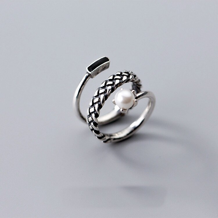 Bohemien Punk Jahrgang Multi-schicht Ringe für Frauen Silber Farbe Schmuck Mädchen Einstellbare Größe offen Finger Ringe