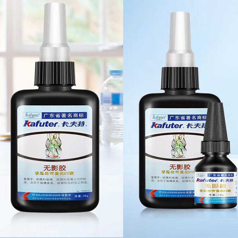 50g glas sterke lijm geen sporen reparatie glaslijm, kan worden gebruikt voor autoglas, eettafel, lijmlijm voor glazen tafel