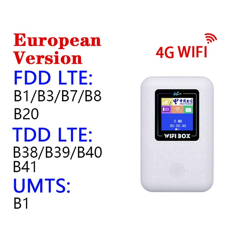 M6-E Portable 4G WiFi Wireless Router Car Wireless Router