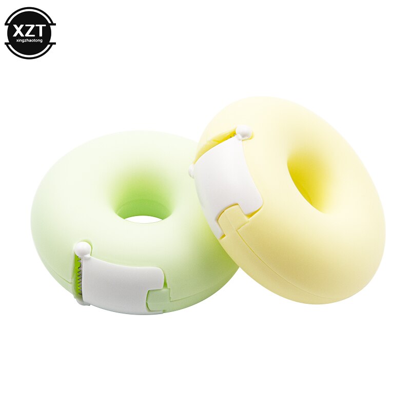 Candy Color Masking Tape Cutter Of Donut Shape Washi Tape Cutter Office Tape Dispenser