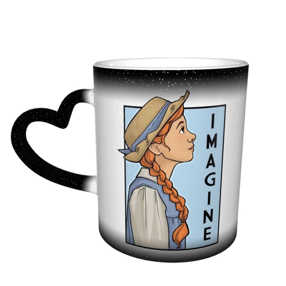 Anne Shirley Huis Tuin Wegwerp Voedsel Thermos Tumbler Cup Koffie K Mokken Glas Cups Tazas Set Copo Termico Groene Berg K