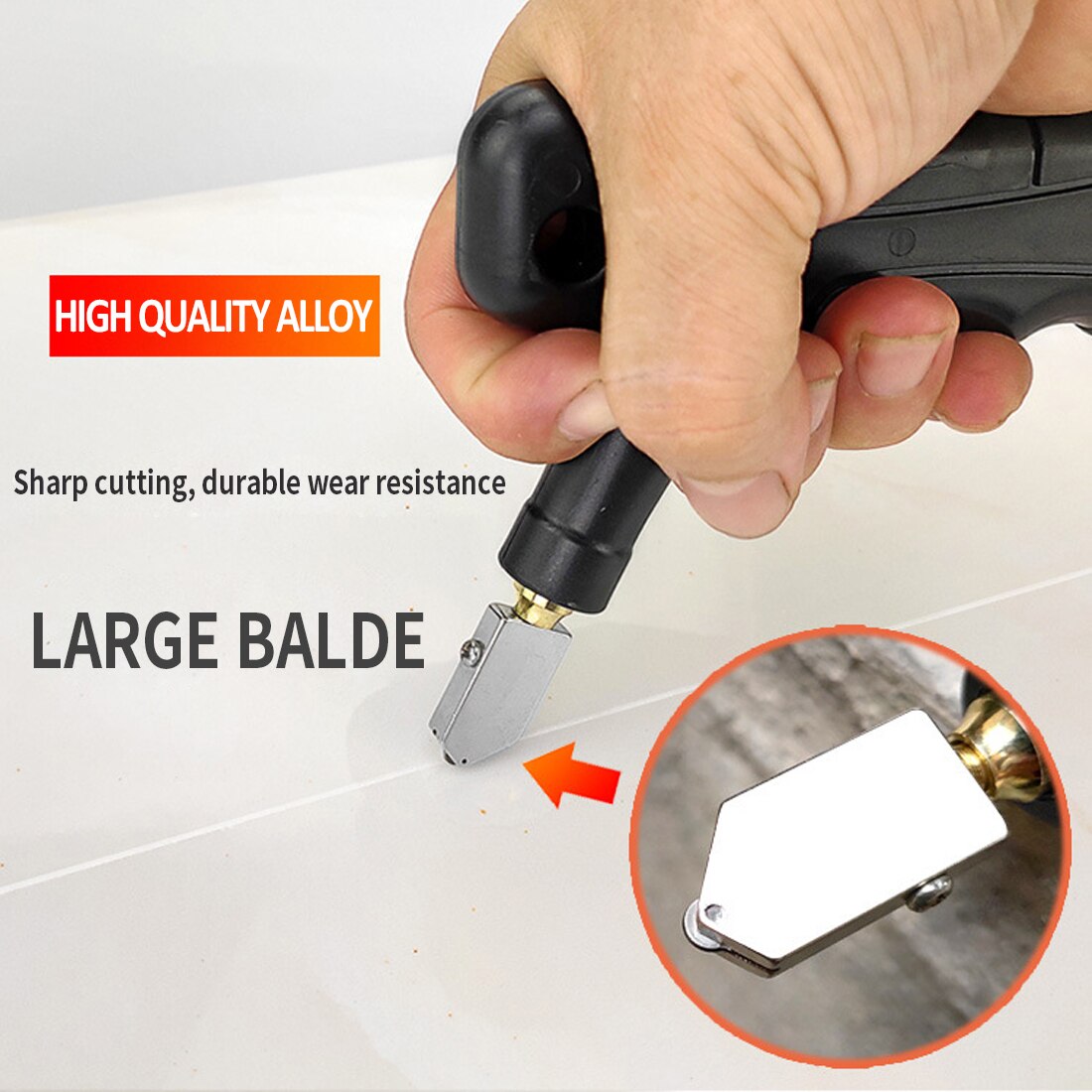 Glassnijder Tegel Handheld Multifunctionele Draagbare Opener Thuis Glassnijder Diamant Snijden Handgereedschap Keramische Tegels Snijden