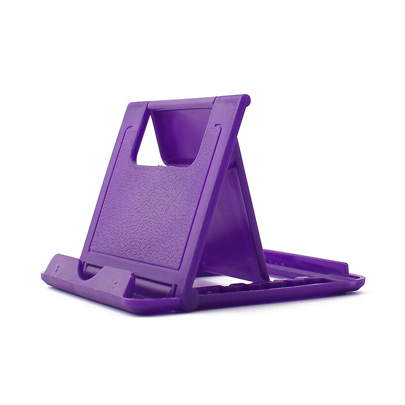 Soporte ajustable para teléfono móvil, soporte plegable de escritorio para iPhone 11, mi 9 Xiaomi, Samsung S10, iPhone 7, 8, X, XS: Purple