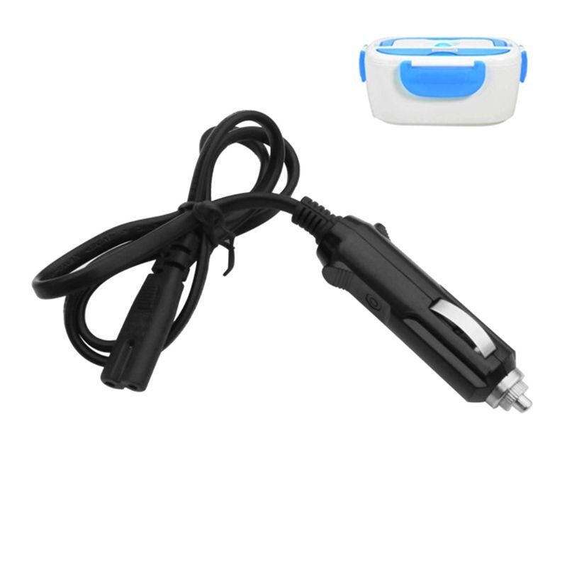 Fiambrera eléctrica de 220V y 12V para uso en coche, cable de alimentación eléctrica con fiambrera, calefacción, EU y US
