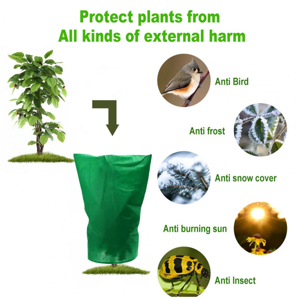 Great Well Protected 6 Styles Plant Cover Tree Shrub Plant Protecting Warm Cover for Home Frost Protection Bag