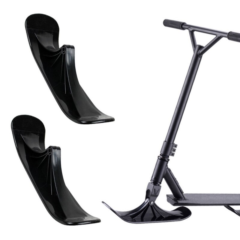 Slitta da sci ruote a doppio uso per bambini Scooter da neve sci Scooter due in uno due tavola da sci accessori multifunzione