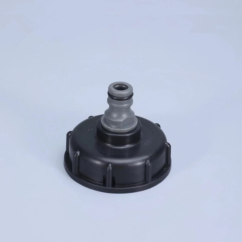 1 pçs ibc mangueira adaptador redutor conector tanque de água montagem 60mm rosca grossa durável jardim mangueira torneira da tubulação