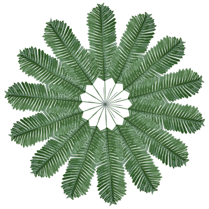 10/20 stücke Grüne Künstliche Pflanzen Palm Blätter Simulation Blatt Für Dschungel Geburtstag Hochzeit Party Wohnkultur DIY Blume Anordnung