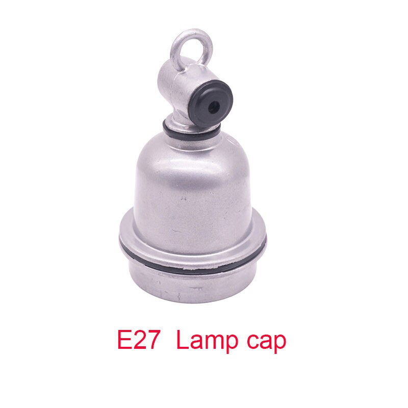 Rustfri ståltråd lampeskærm eller keramisk isolering 1 stk  e27 lampehætte husdyr isolering bur udstyr grisesti belysning