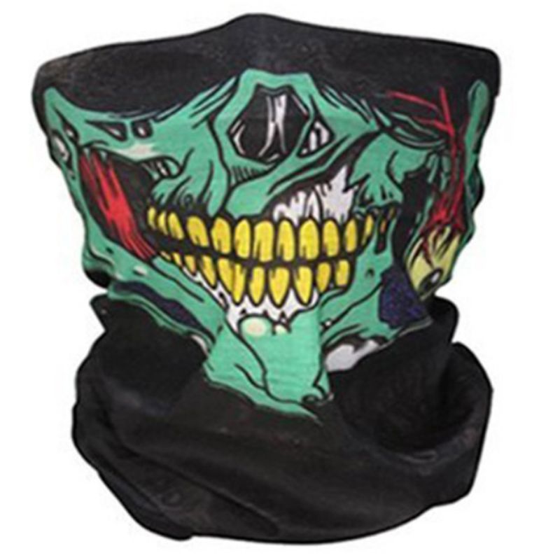 Männer unisex nahtlose multifunktions magie schal Grusel schädel Skelett drucken reiten winddicht rohr Turban Turban schal: G