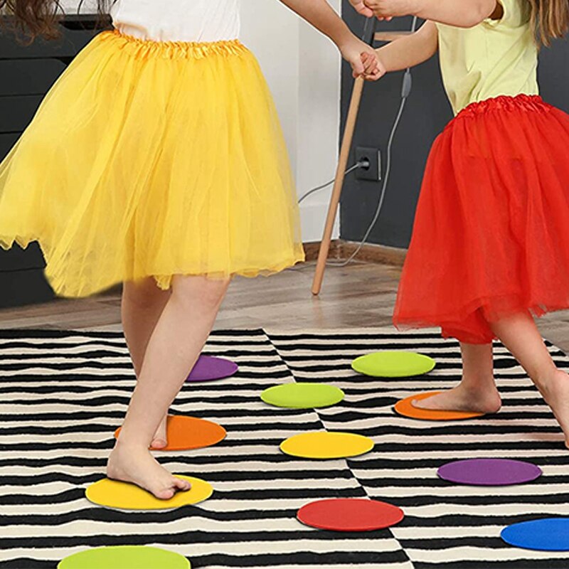 Social Distancing Floor Decals Carpet Markers Sit Spots for Classroom Carpet Spots 36 Pack Large 5.5 Inch for Preschool