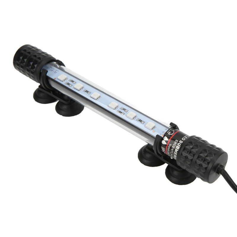 Fish Tank Light Aquarium Lamp Strip Timing Function for Pet Cage for Water Tanks