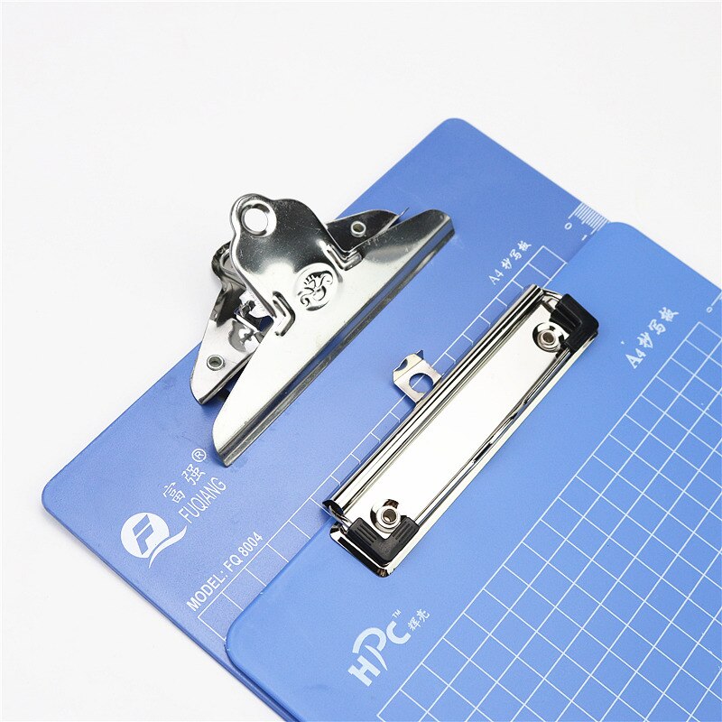 A5 Plastic Plate Holder Paper Clip Write sub-plate Holder Table Menu Clipboards