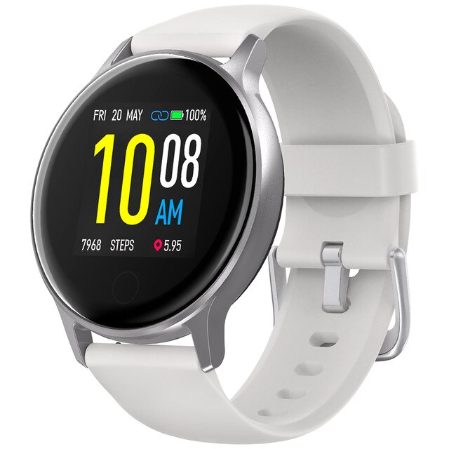 UMIDIGI Uwatch 2S Android IOS Sport Clever Uhr Männer 5ATM Wasserdichte 1.3 "Uhr Herz Bewertung Schlaf Überwachung Frauen smartwatch: Weiß