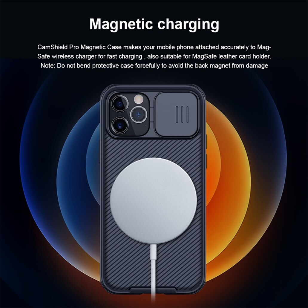 Voor Iphone 12 Mini 12 Pro 12 Pro Max Case Nillkin Camshield Pro Magnetische Case Slide Camera Bescherming Tpu Pc cover Voor IPhone12