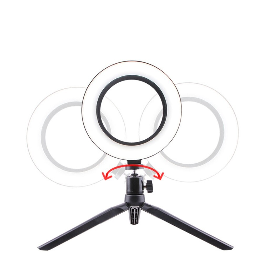 Led Selfie Ring Light Photography Lighting Kit Ring Lamp With Tripod For Live Video phone