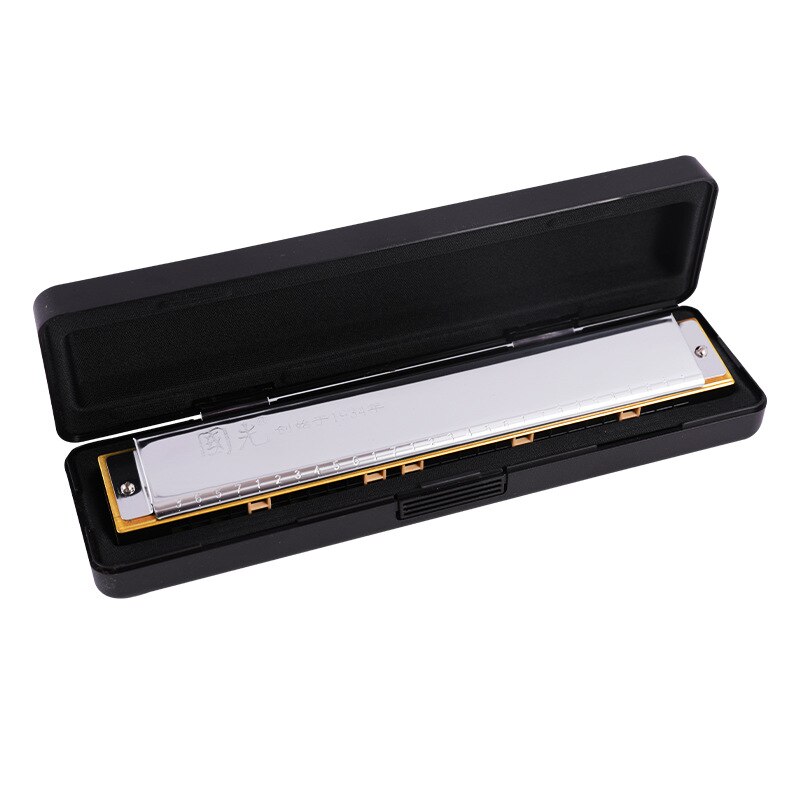 Harmonica 24-hole Polyphonic C-tune Harmonica Adult Beginner Wind Instrument 28-hole Accent Harmonica Musical Instruments