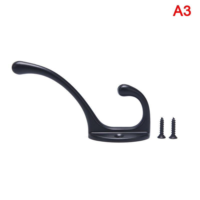 Vintage hangers haak zinklegering wandhaak bronzen stoffen jas tas hoedenhangers badkamer keuken antieke rekken met schroeven: 3